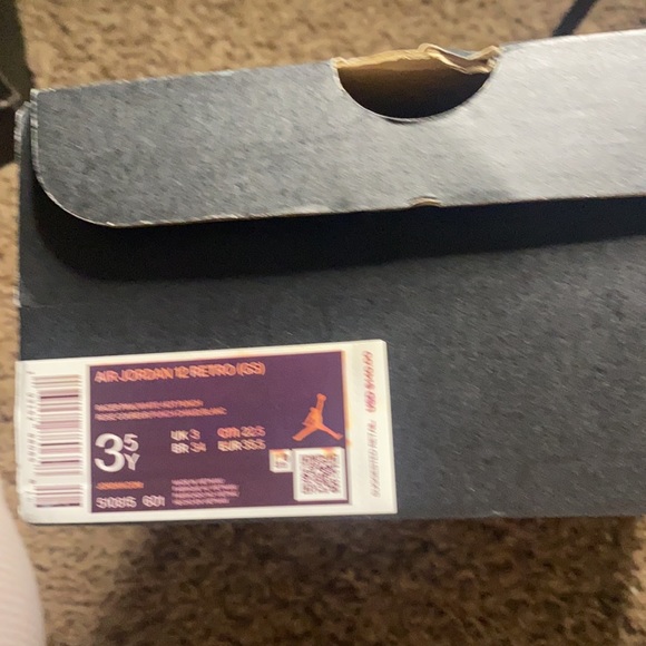 Original box retro  Jordan 12 size 3.5 - Picture 4 of 4